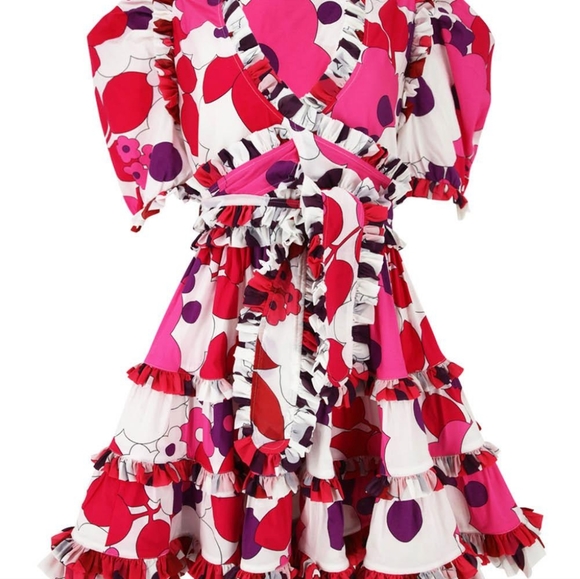 NWT CeliaB Obsidiana Dress Pink - Picture 3 of 5